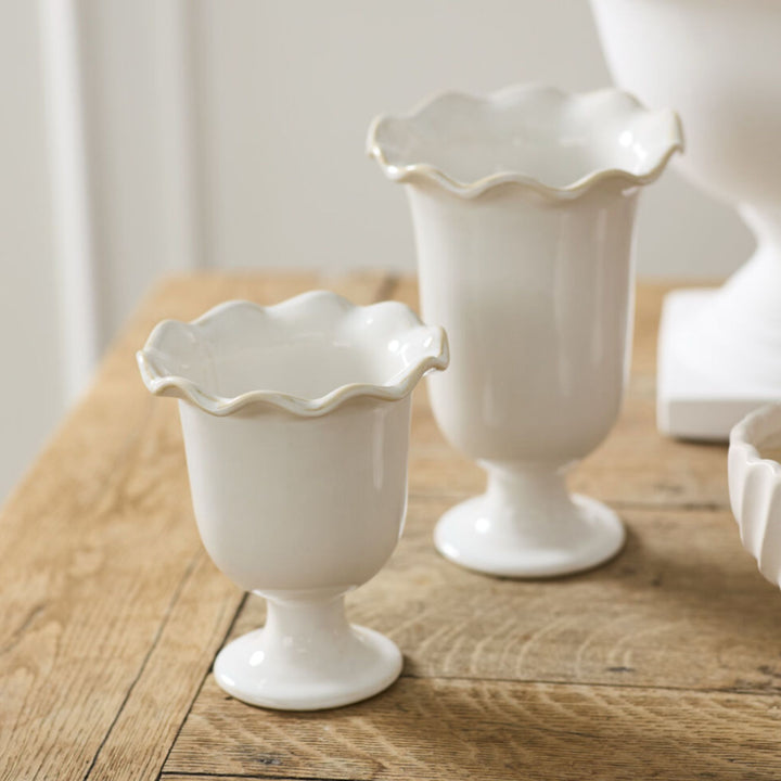 ESPERANZA VASE, WHITE