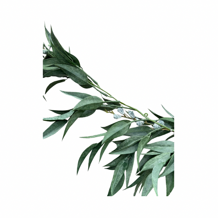 FEATHER EUCALYPTUS GARLAND, 6FT