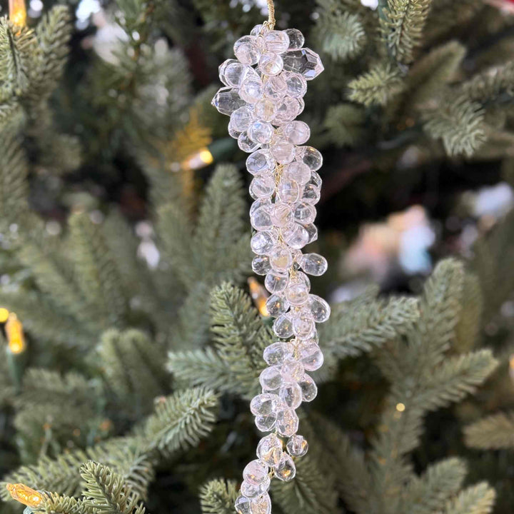 ICE DROP ORNAMENT, TRANSPARENT