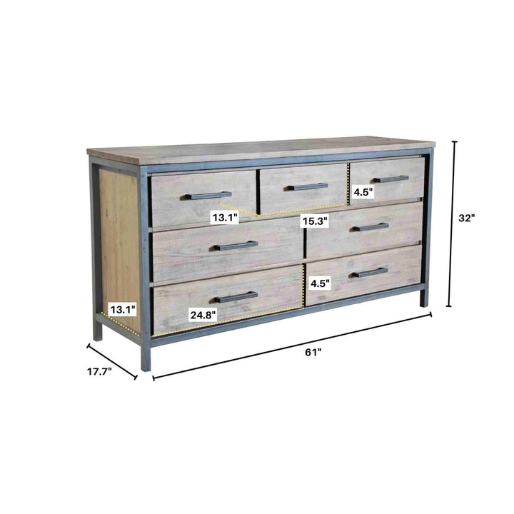 FERNDALE 7 DRAWER DRESSER