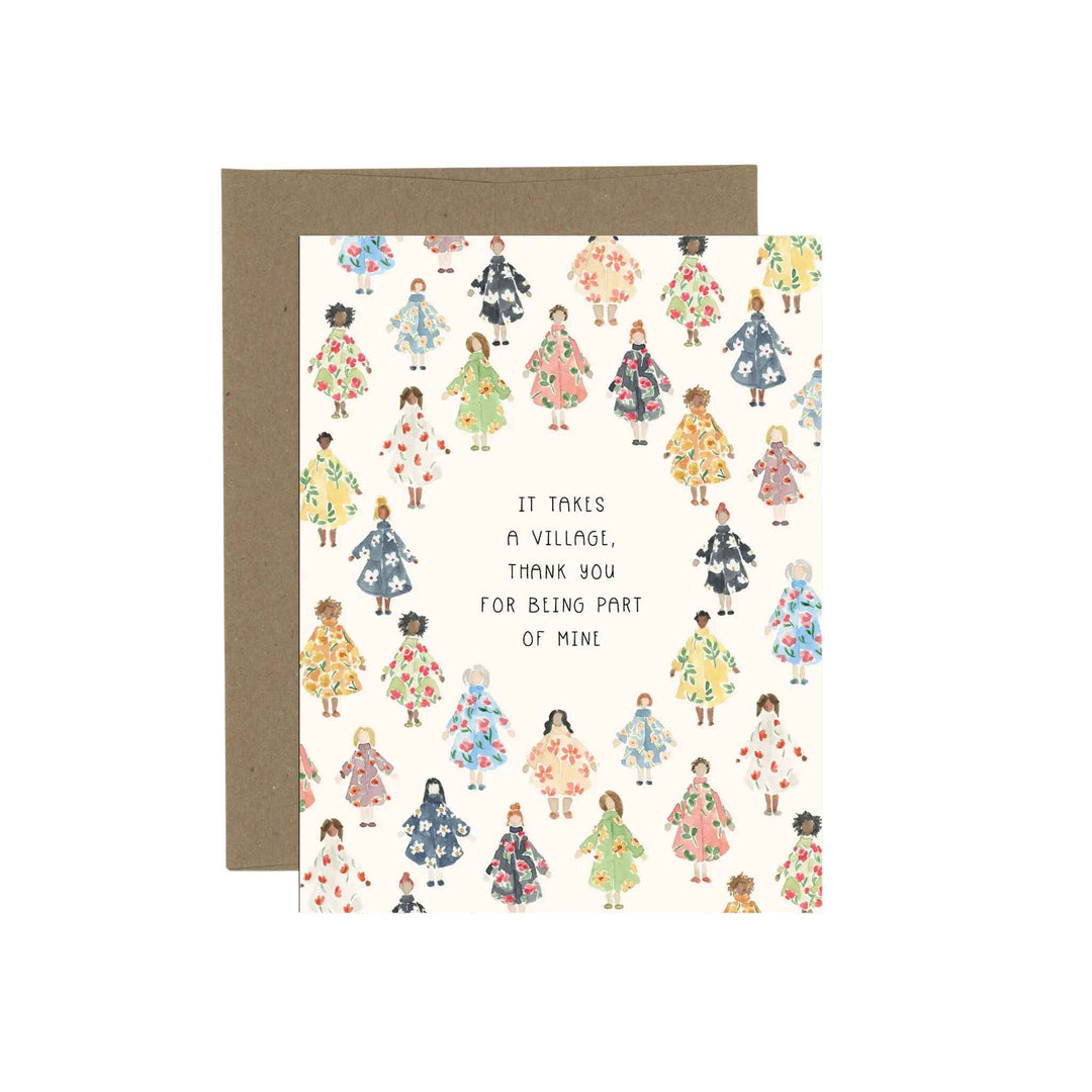 IT TAKES A VILLAGE, CARD