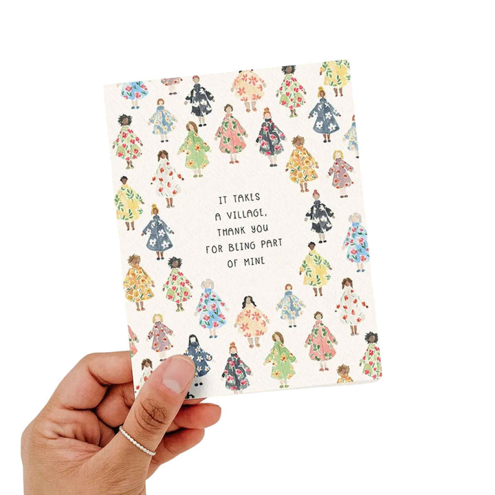 IT TAKES A VILLAGE, CARD