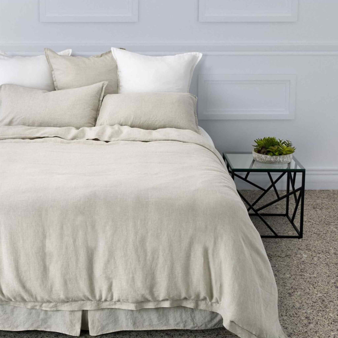 LINEN DUVET COVER, NATURAL