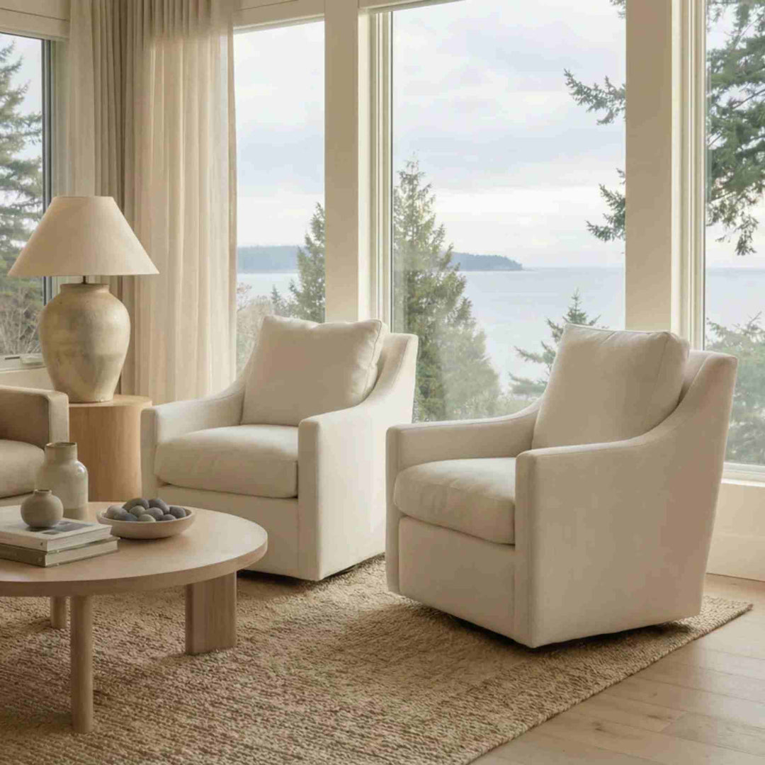 JESSIE SWIVEL CHAIR, CUSTOMIZABLE