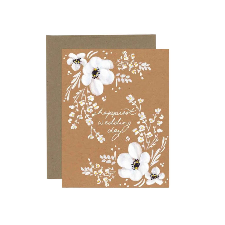 KRAFT HAPPIEST WEDDING DAY, CARD