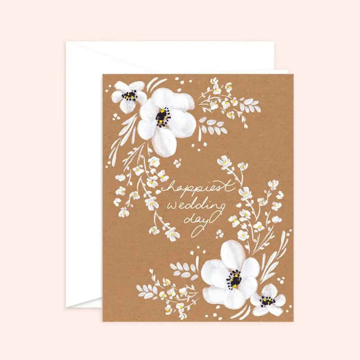 KRAFT HAPPIEST WEDDING DAY, CARD