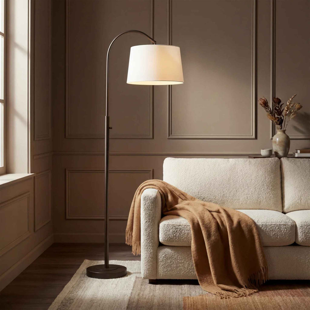 MORRIS FLOOR LAMP, BRONZE FINISH
