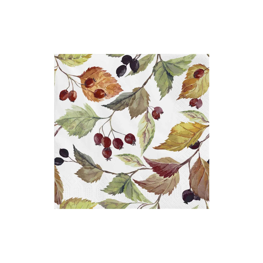 COLOURFUL LEAVES, LUNCHEON NAPKINS