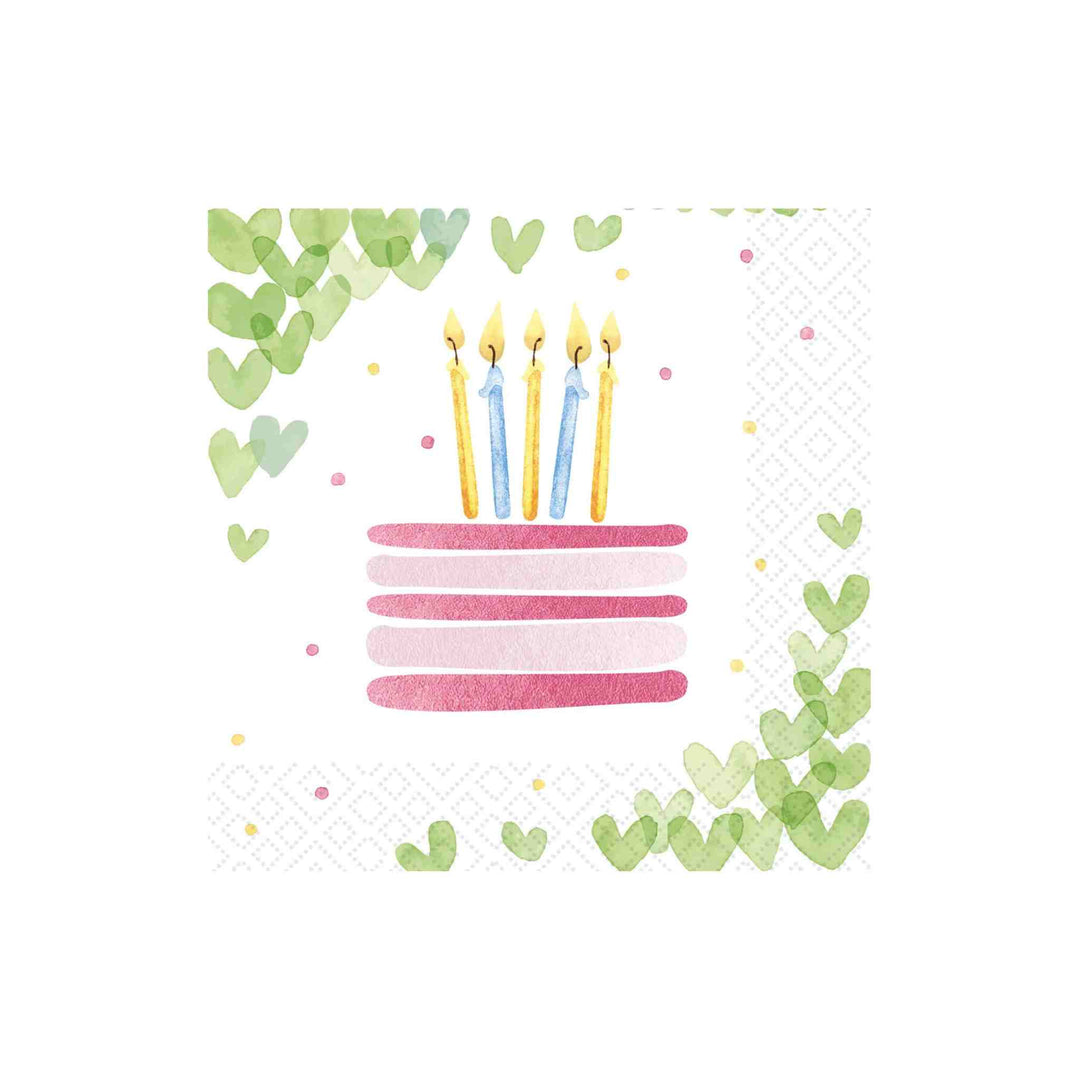 HEARTS, LUNCHEON NAPKINS