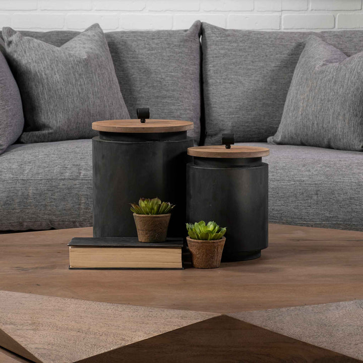 CYBAL METAL JARS, S/2