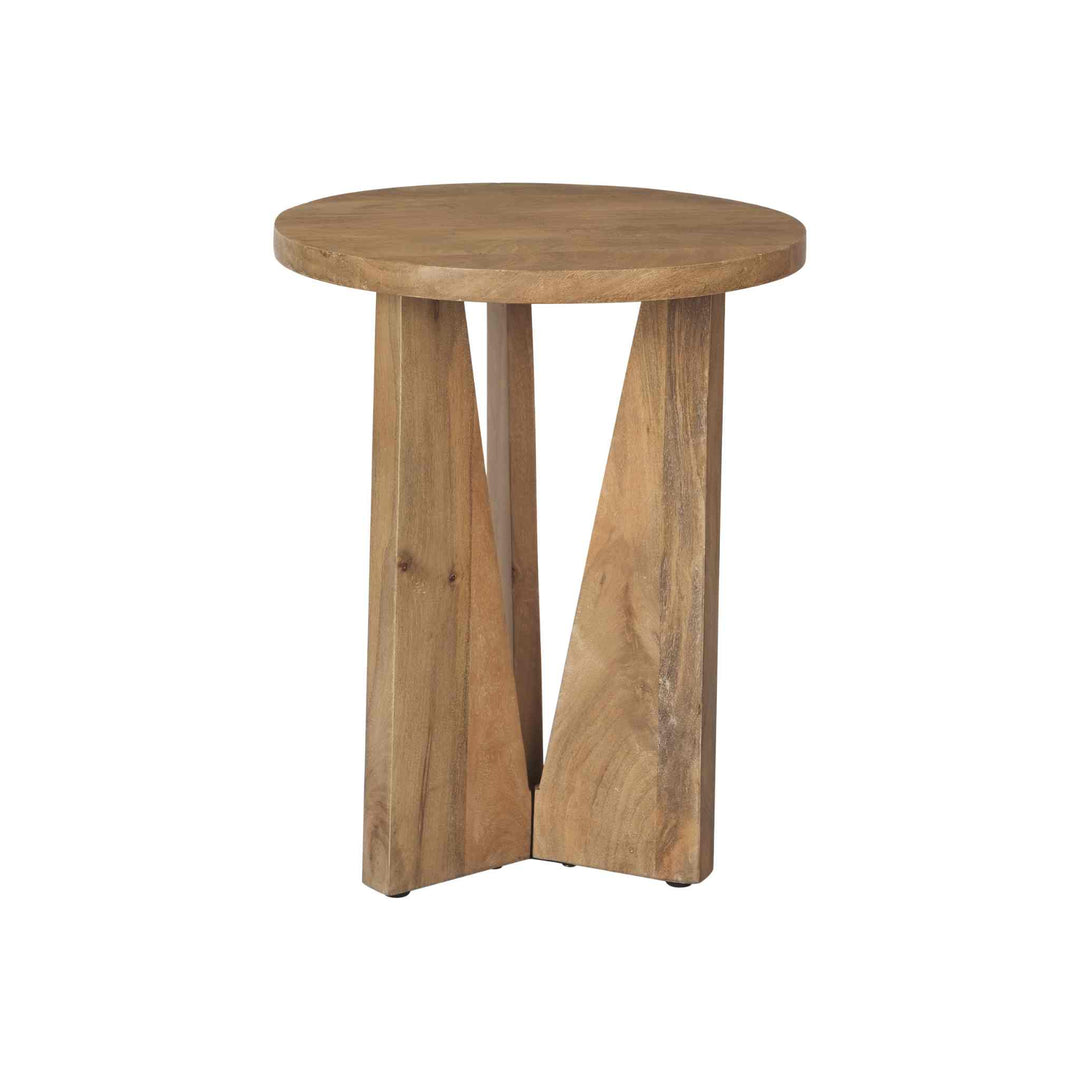 MATTY WOOD ACCENT TABLE