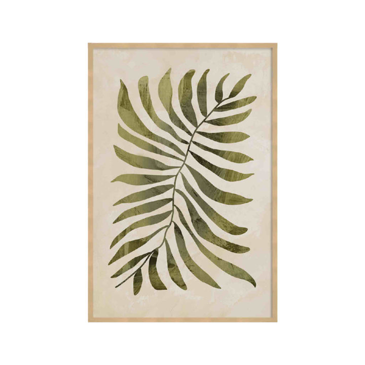 GREEN BOTANICAL, FRAMED ART