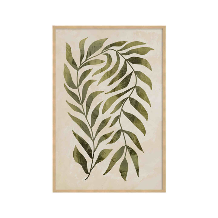 GREEN BOTANICAL, FRAMED ART