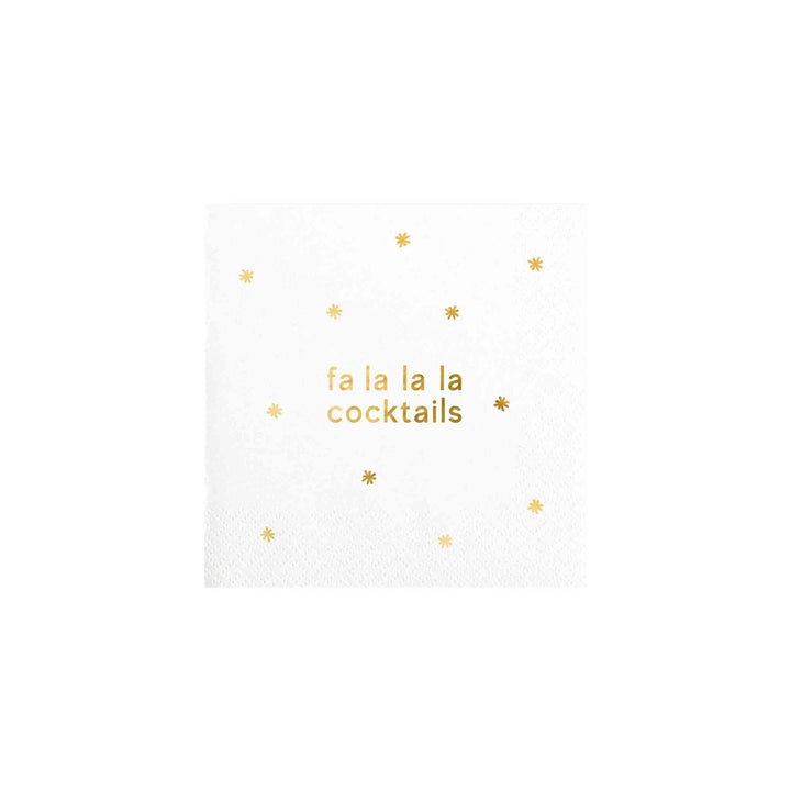 FA LA LA LA, COCKTAIL NAPKIN