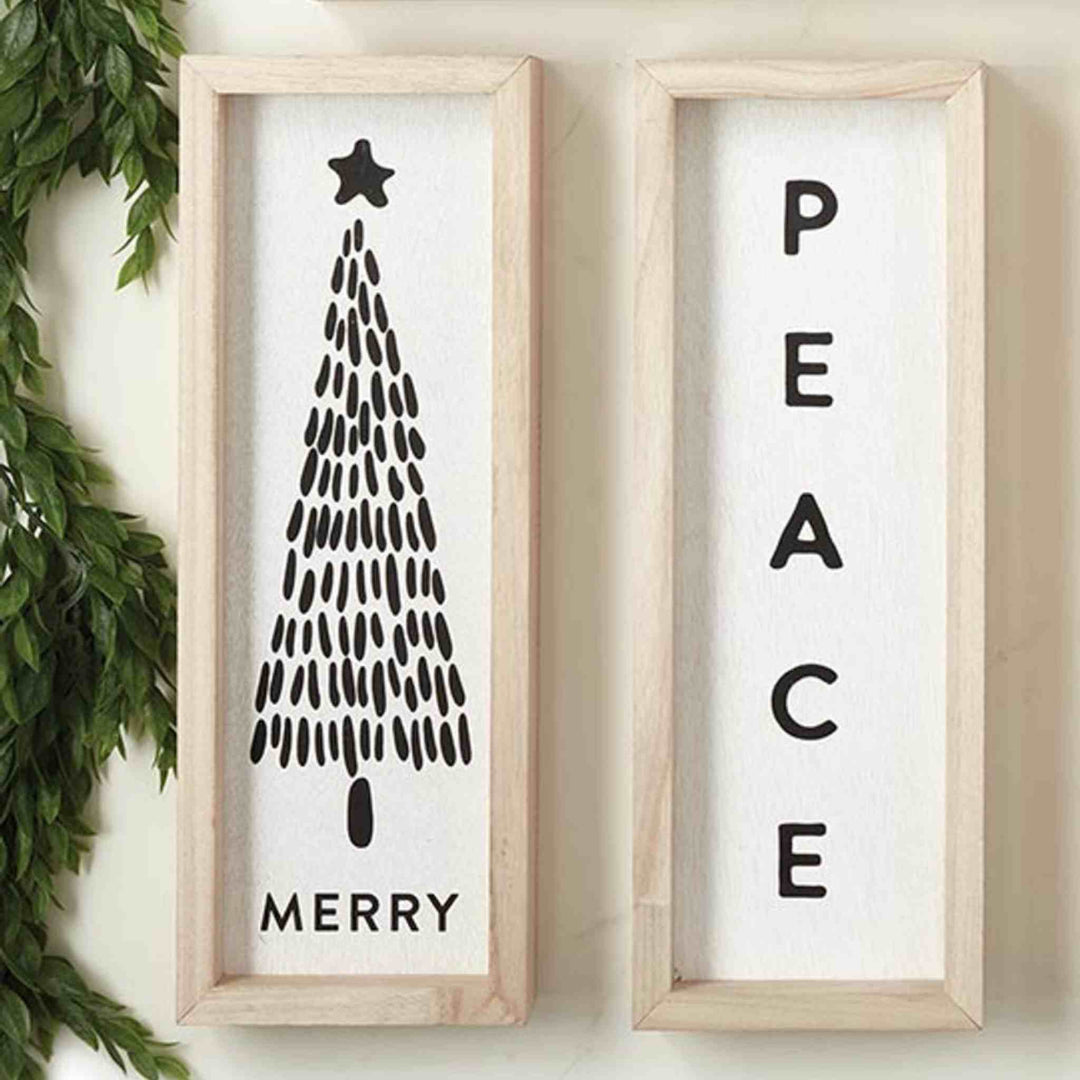MERRY TREE, FRAMED ART