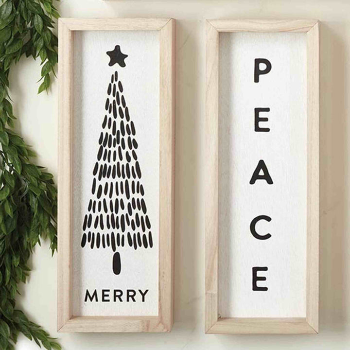 MERRY TREE, FRAMED ART