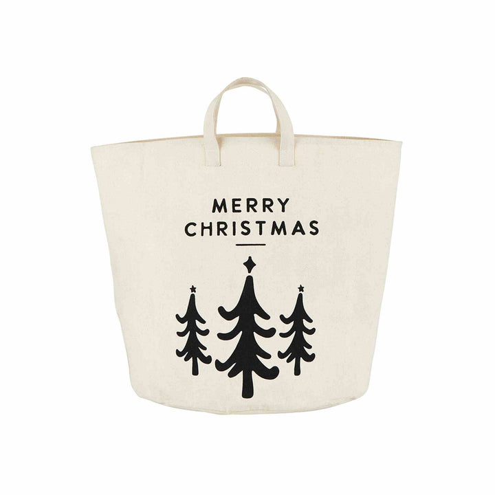 MERRY CHRISTMAS CANVAS TOTE