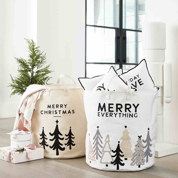 MERRY CHRISTMAS CANVAS TOTE