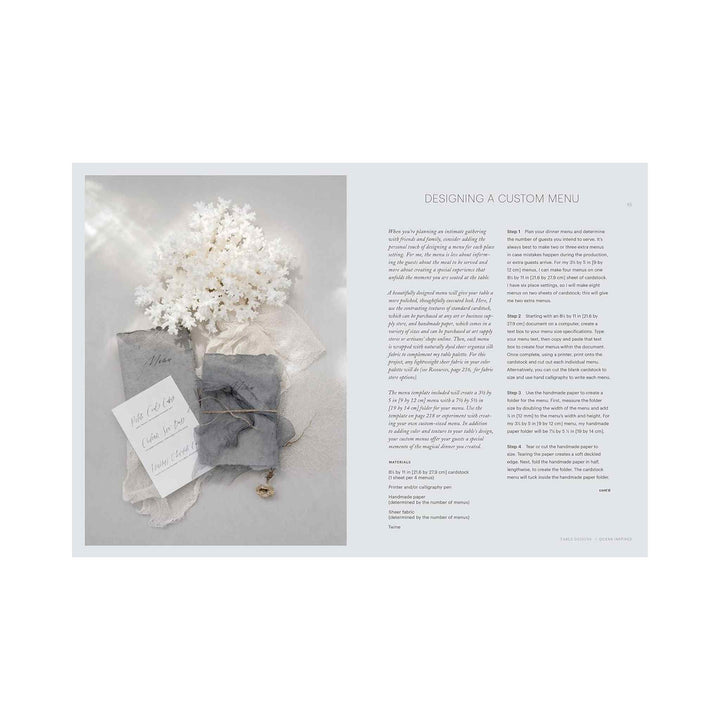 NATURAL TABLES, BOOK
