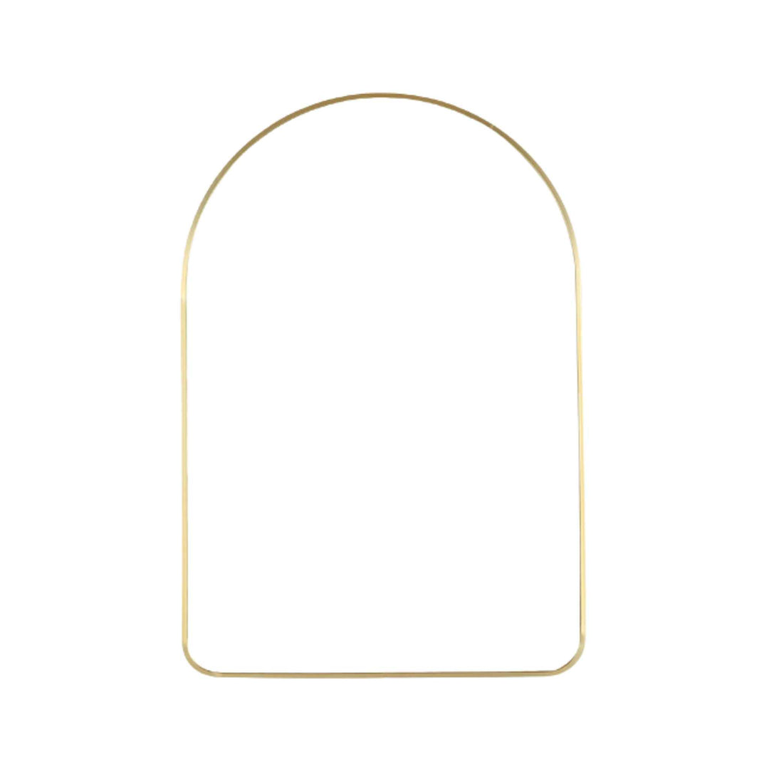 ARCHED MIRROR, GOLD