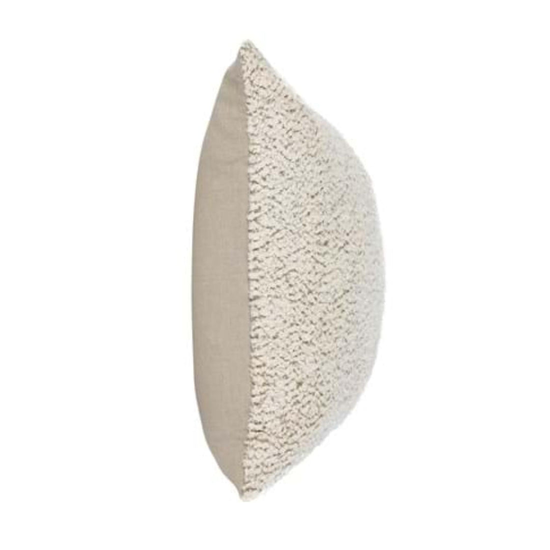 MARIS PILLOW, IVORY/NATURAL