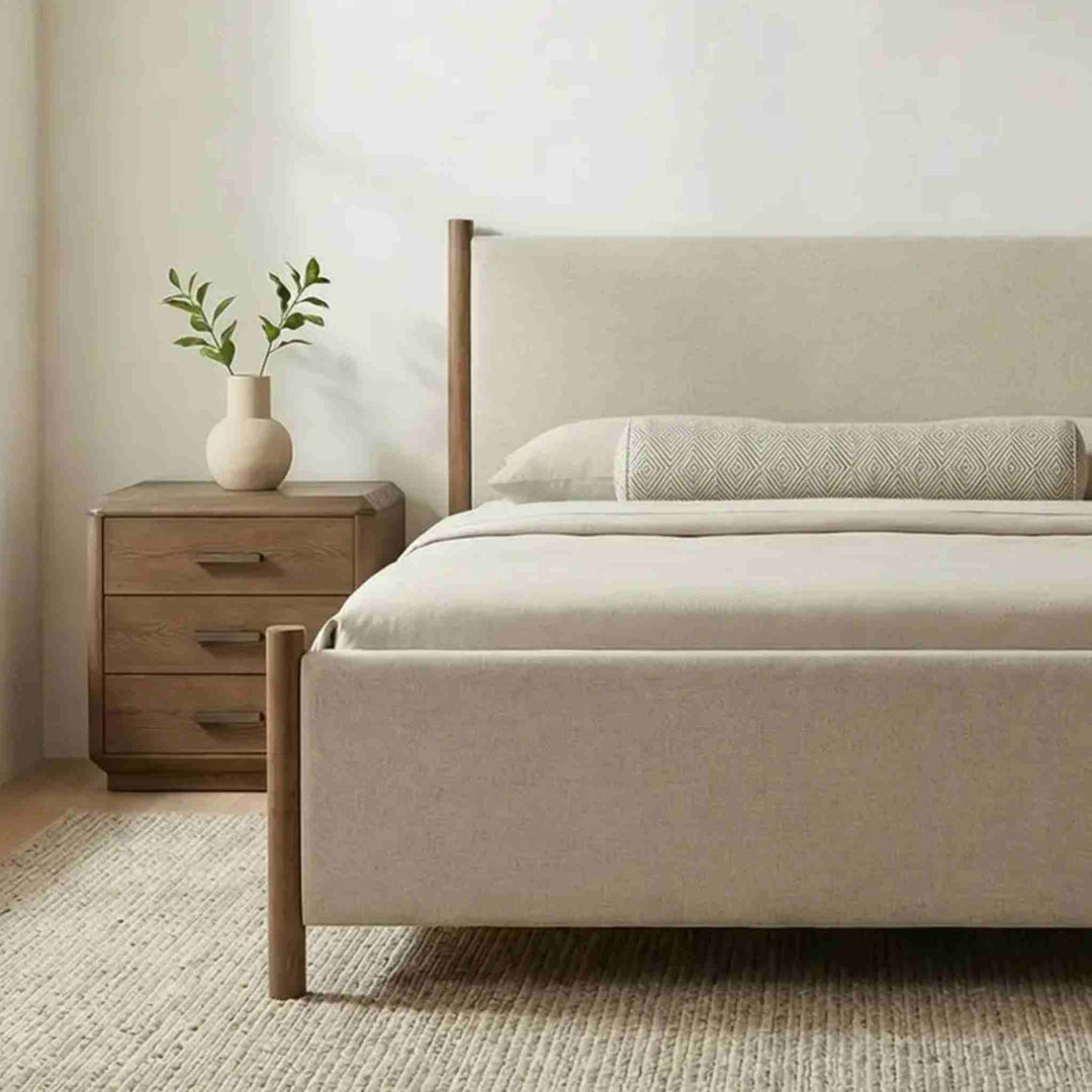 BURROW BED, BEIGE