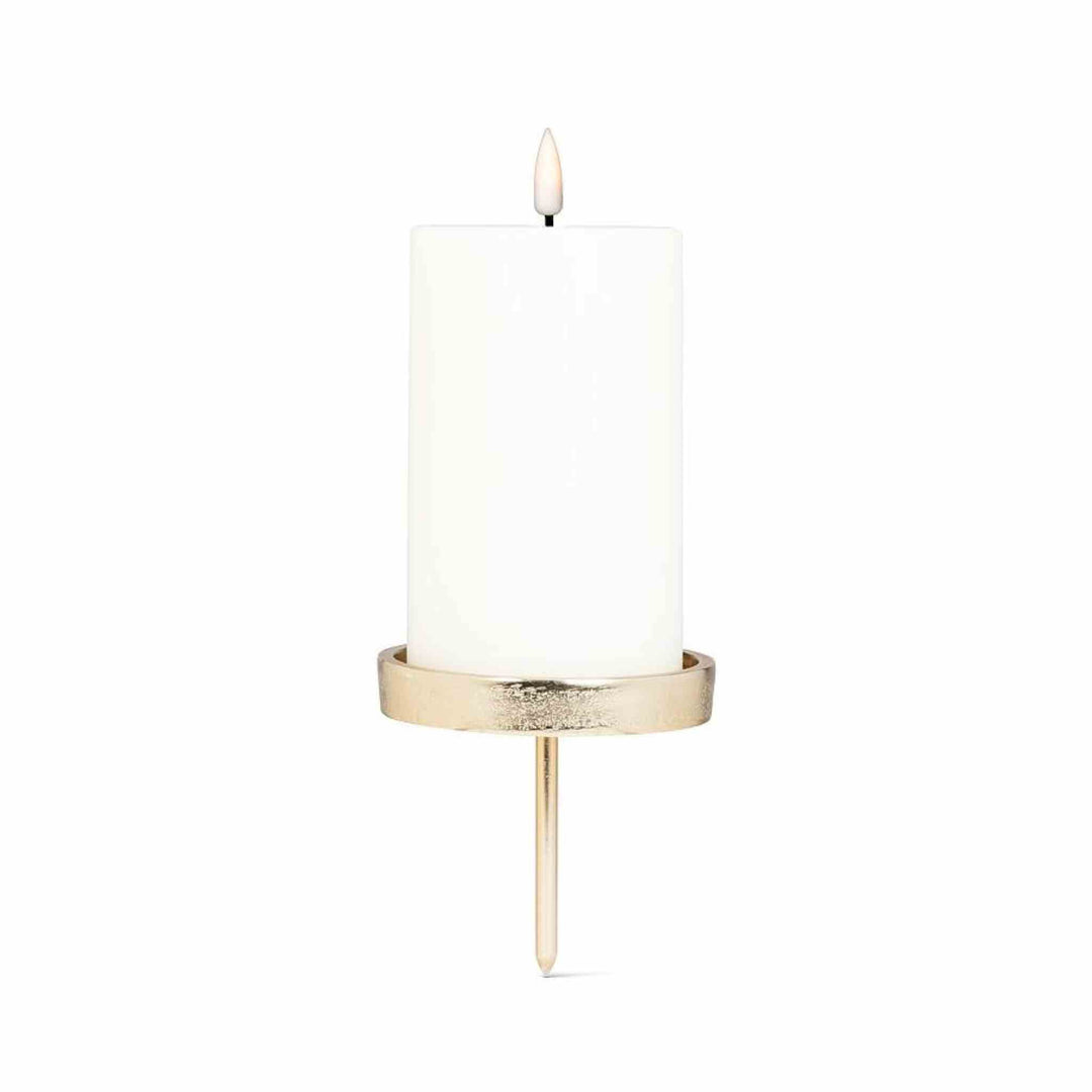 PILLAR HOLDER W/ STAKE, GOLD