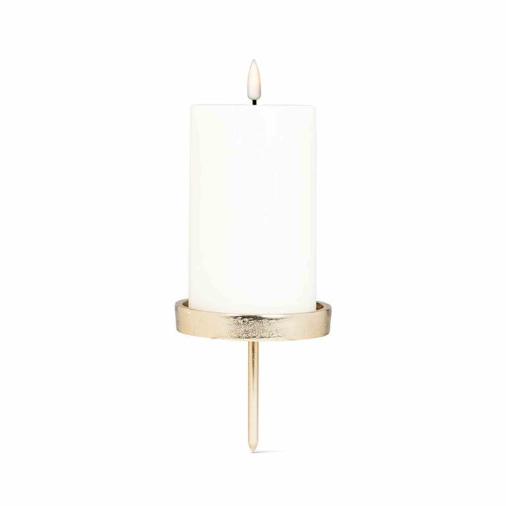 PILLAR HOLDER W/ STAKE, GOLD
