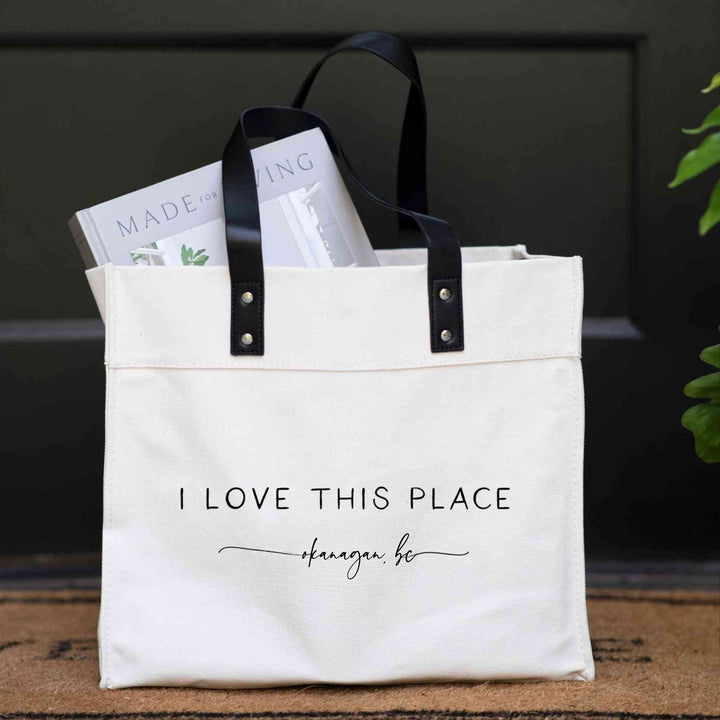 I LOVE THIS PLACE, TOTE BAG