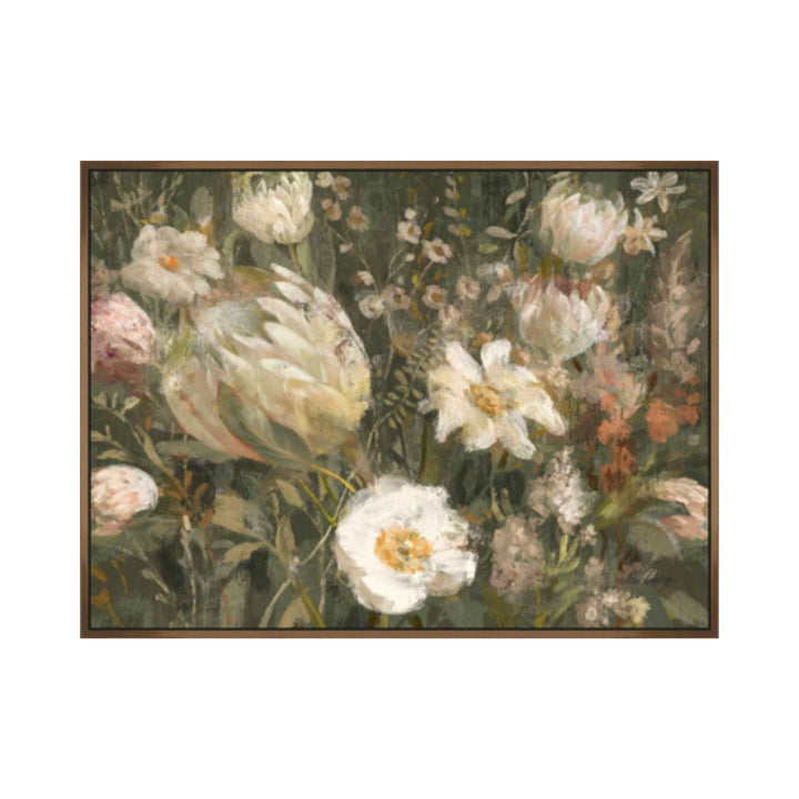 FIELD OF PROTEA, FRAMED CANVAS