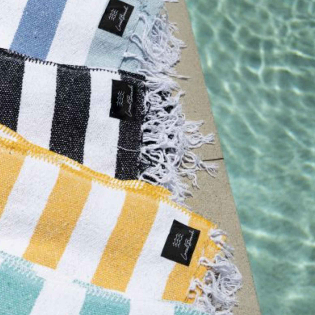 BAJA BEACH BLANKET, GREEN/WHITE