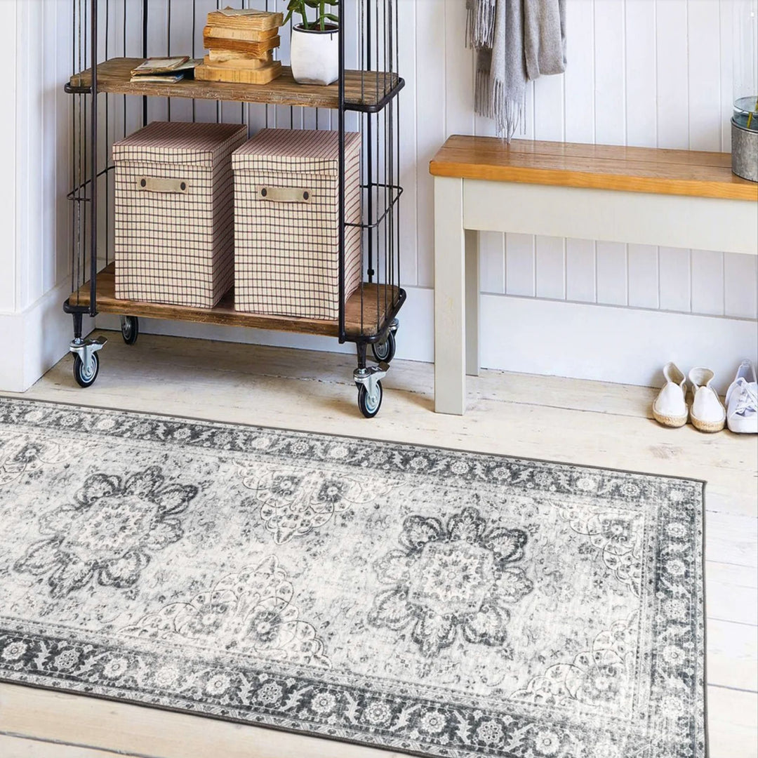 JOY WASHABLE RUG, GREY