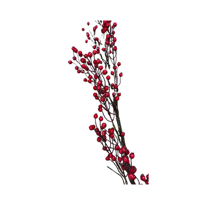 SHINY RED MINI CRANBERRY GARLAND, 54"