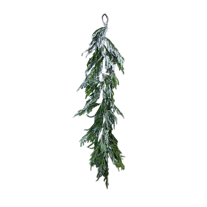 SNOWY NORFOLK PINE GARLAND, 52"
