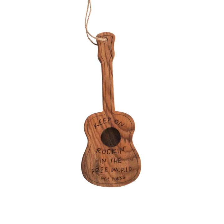 WOODEN GUITAR ORNAMENTS