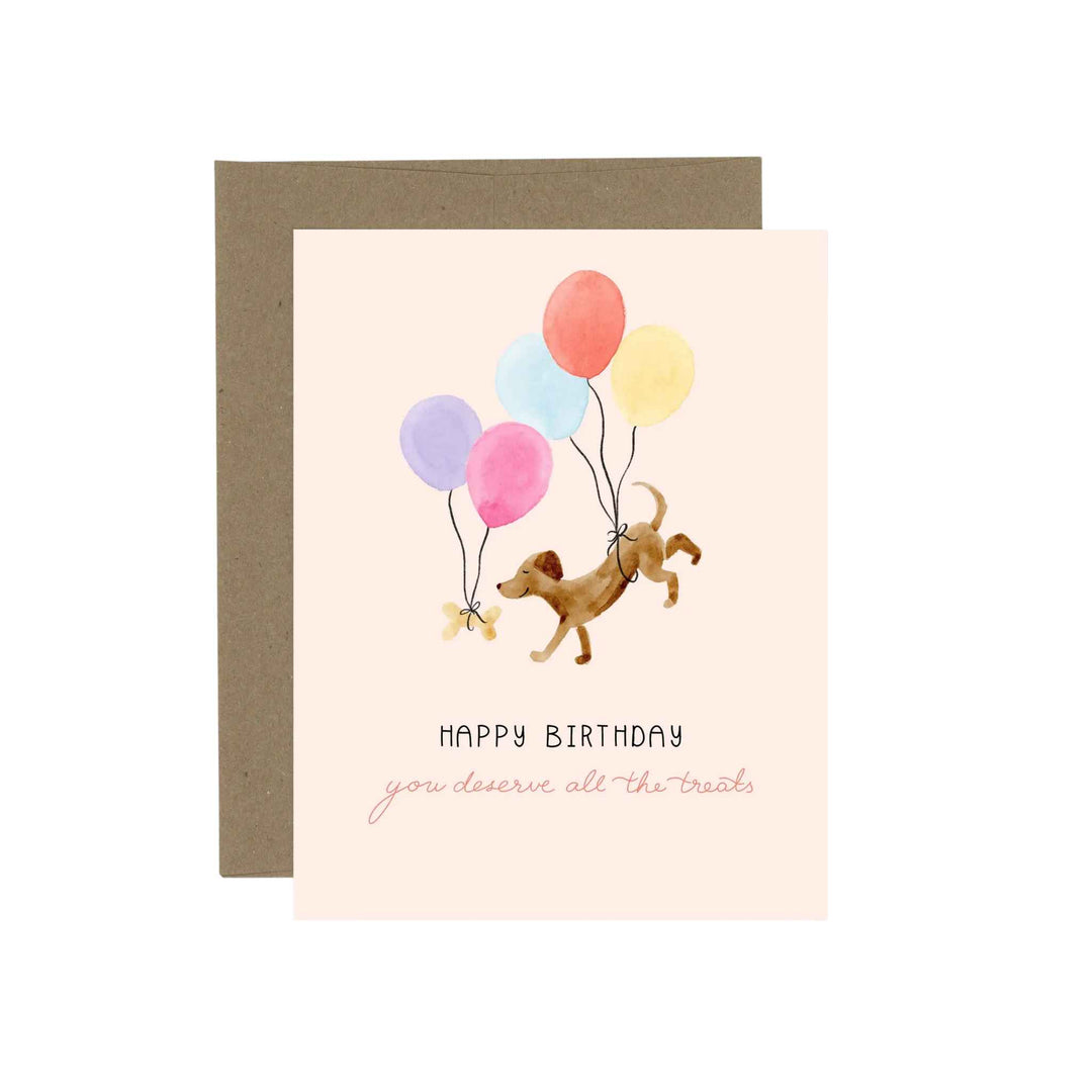 TREATS ON YOUR BIRTHDAY, CARD