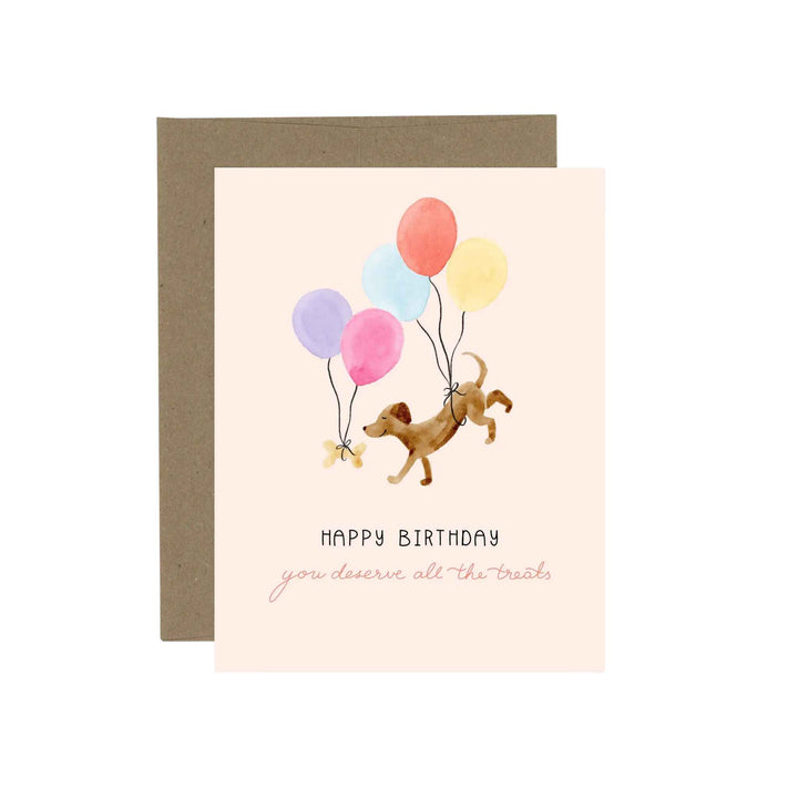 TREATS ON YOUR BIRTHDAY, CARD