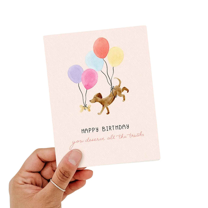 TREATS ON YOUR BIRTHDAY, CARD