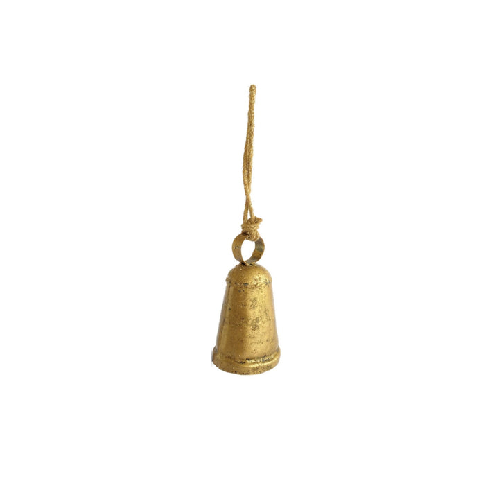 BELL ORNAMENT, ANTIQUE BRASS, ASSORTED