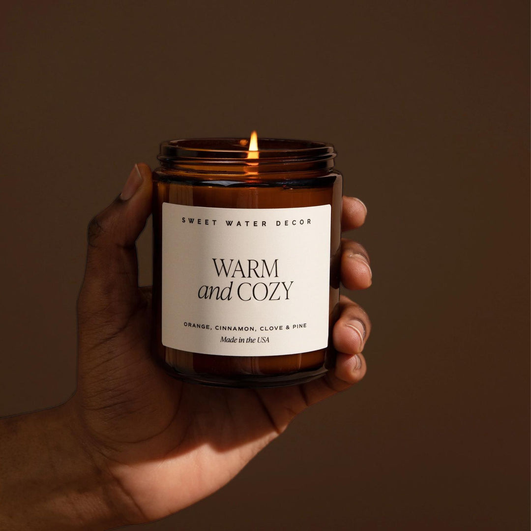 WARM AND COZY SOY CANDLE, 9OZ
