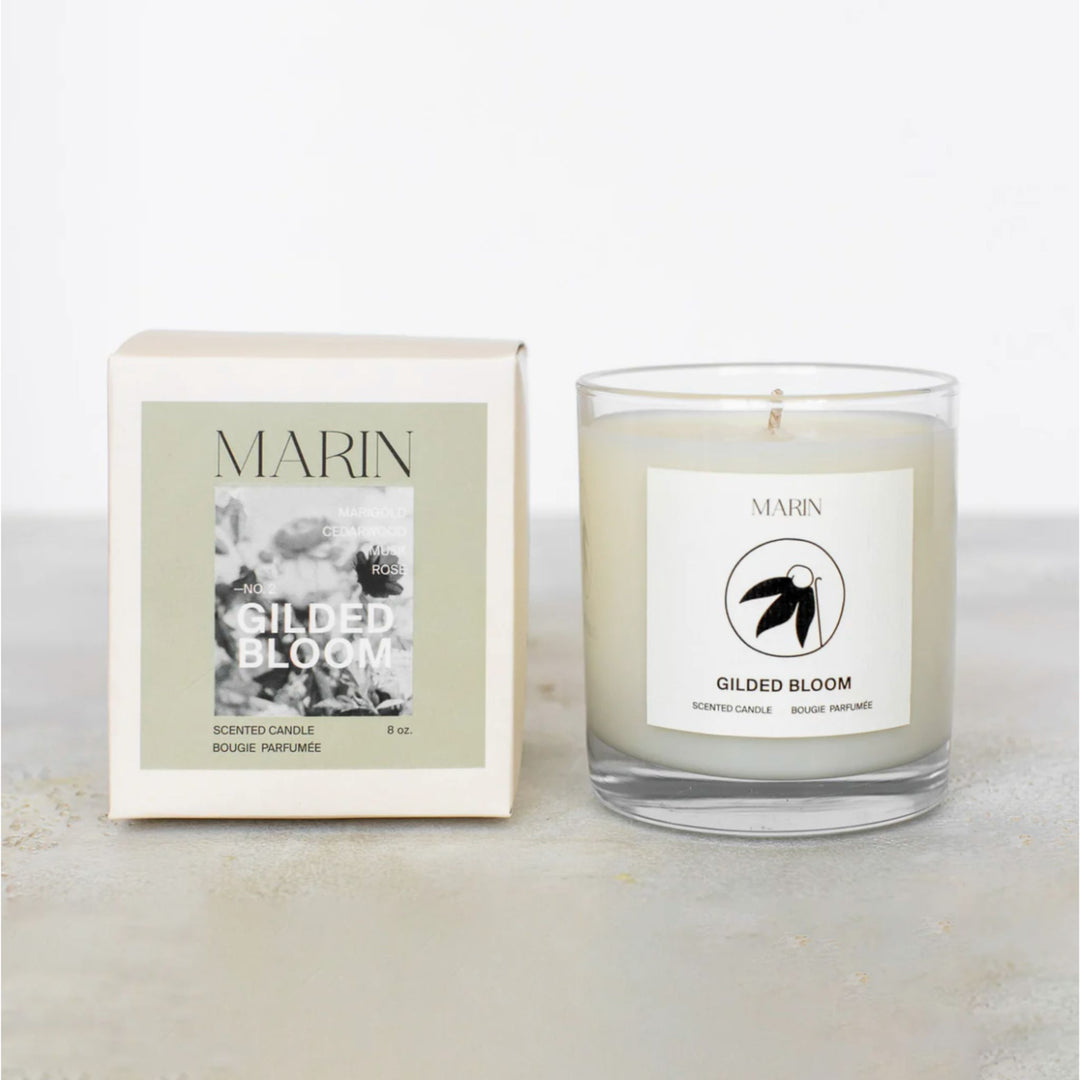 MARIN SCENTED CANDLE, GILDED BLOOM