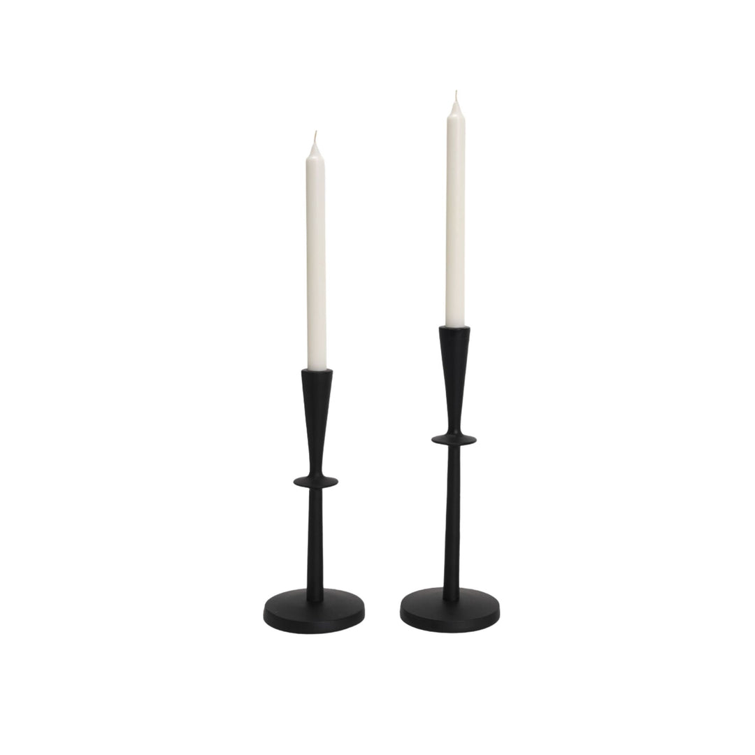 QUINN TAPER HOLDER, BLACK