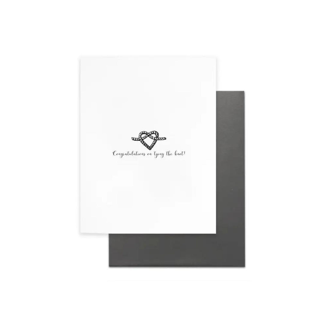 TYING THE KNOT WEDDING CARD