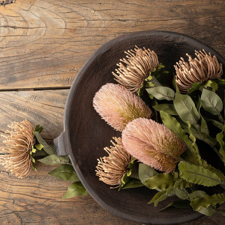 PIN CUSHION FLORAL STEM, NATURAL