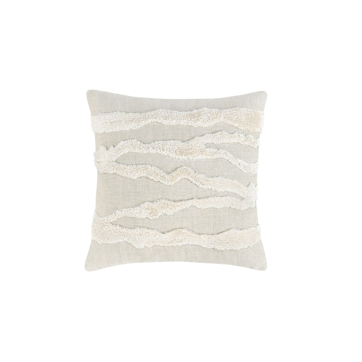 PASSAGE PILLOW, IVORY, 22 X 22"