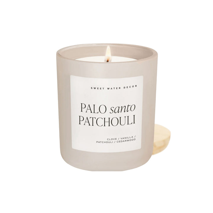 PALO SANTO PATCHOULI SOY CANDLE, 15 OZ