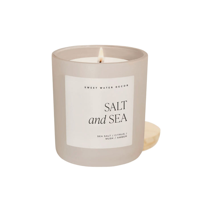 SALT & SEA SOY CANDLE, 15OZ