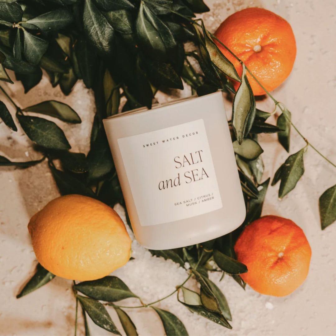 SALT & SEA SOY CANDLE, 15OZ