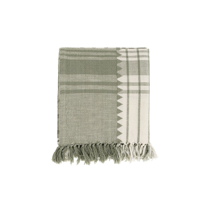 MALAYA WOVEN THROW, SAGEBRUSH