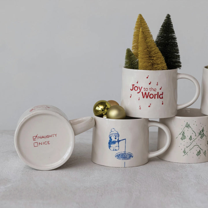 HOLIDAY MUG W/ SECRET IMAGE, ASSORTED